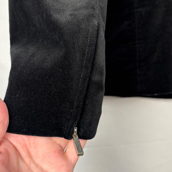 Jones NY Signature Velvet Stretch Zip Jacket 1X Formal Office Holiday Regal - Picture 4 of 16
